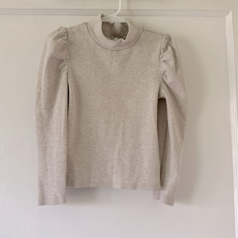 Gap Toddler Puff Sleeve Ribbed Cotton Shirt Size 5T